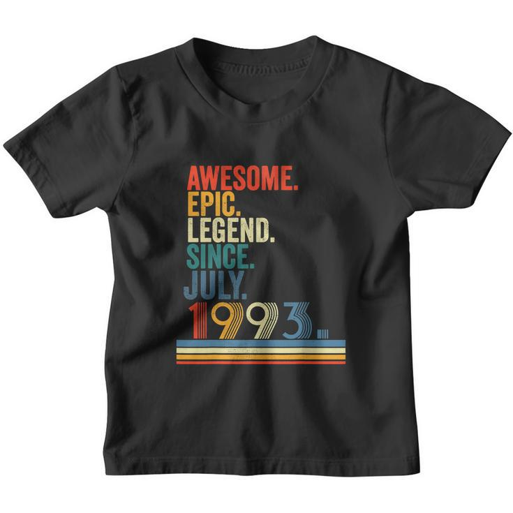 Awesome Epic Legend Since July 1993 28 Year Old Youth T-shirt