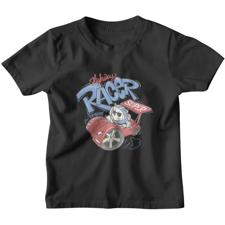 Bear Driving A Car Youth T-shirt