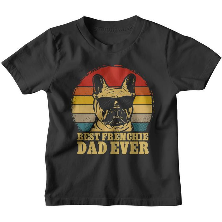 Best Frenchie Dad Ever Vintage Dog Youth T-shirt