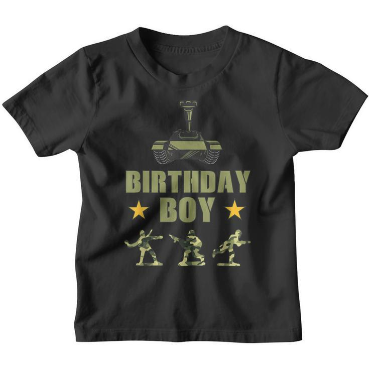 Birthday Army Party Army Decorations Boys Birthday Party  Youth T-shirt