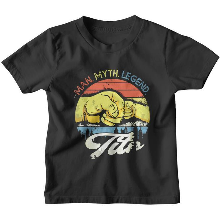 Black Grandpa And Granddaughter The Legend And The Legacy Youth T-shirt