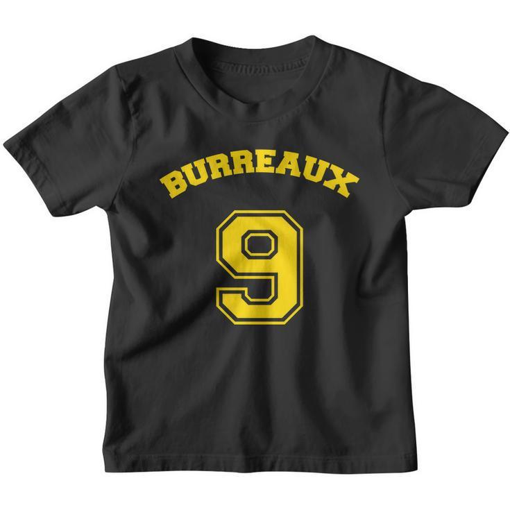 Burreaux Number 9 Louisiana Football Fan Youth T-shirt