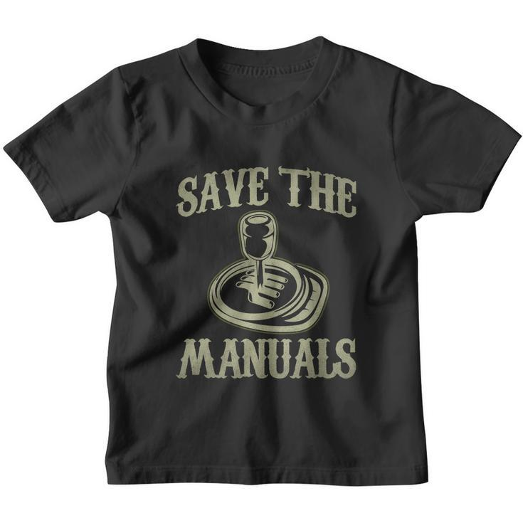 Car Lover Save The Manuals Stick Shift V2 Youth T-shirt