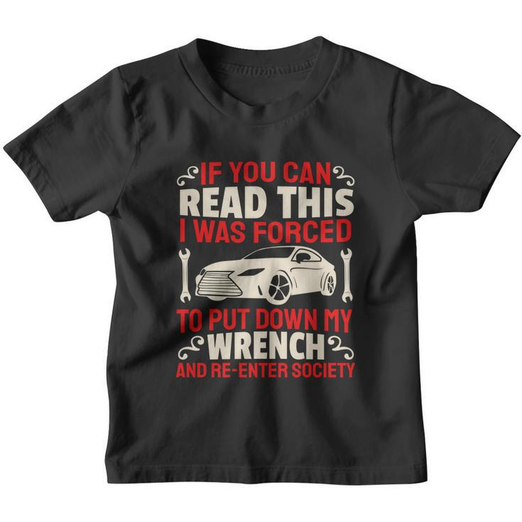 Car Mechanic Wrench Funny Gift Car Automobile Guy Auto Mechanic Cute Gift Youth T-shirt