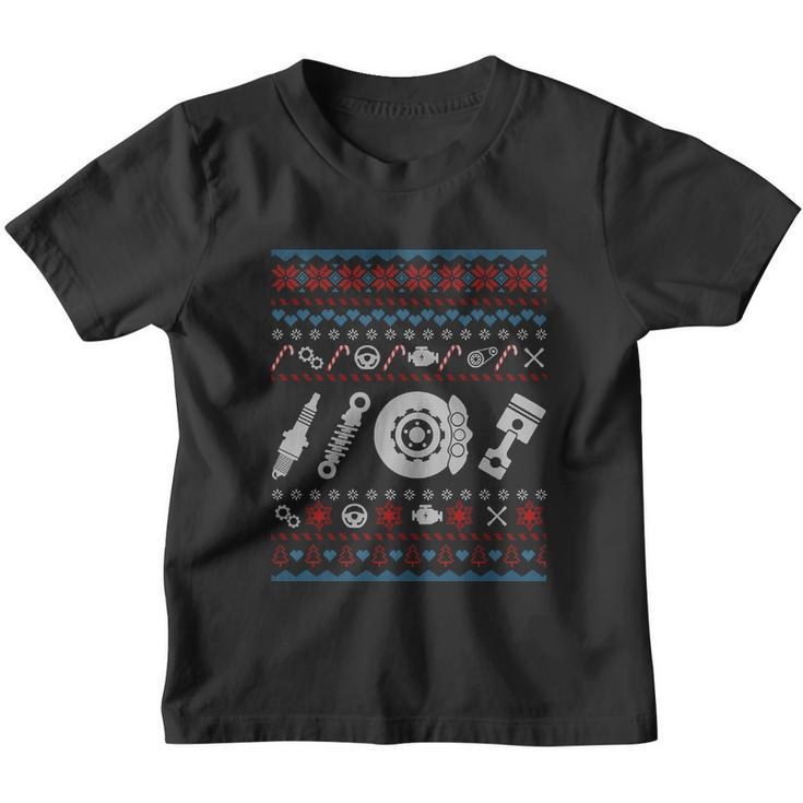Car Parts Ugly Christmas Sweater Funny Funny Gift Great Gift Youth T-shirt