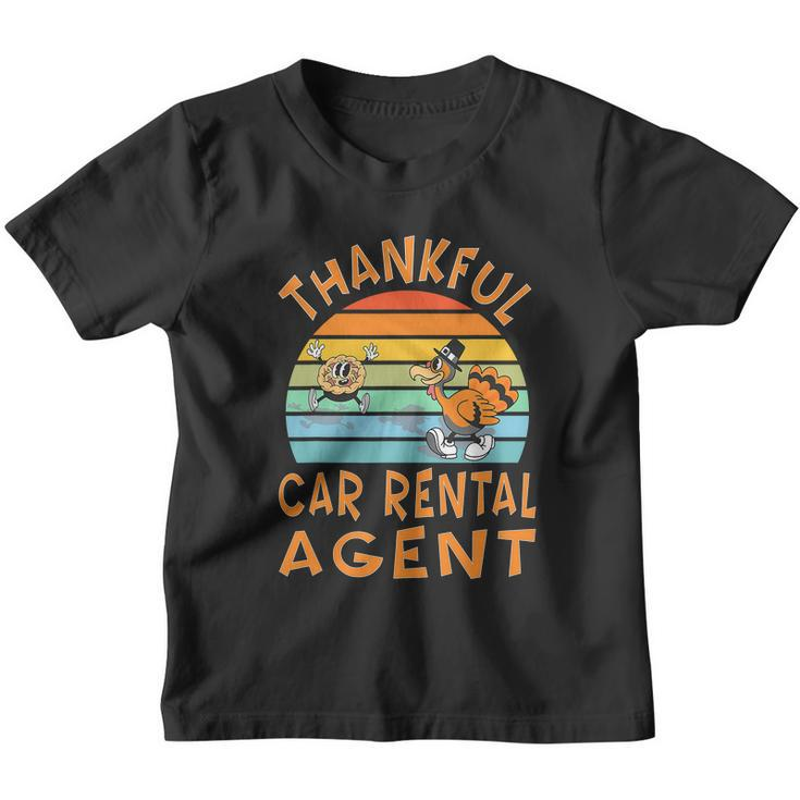 Car Rental Agent Job Funny Thanksgiving Youth T-shirt