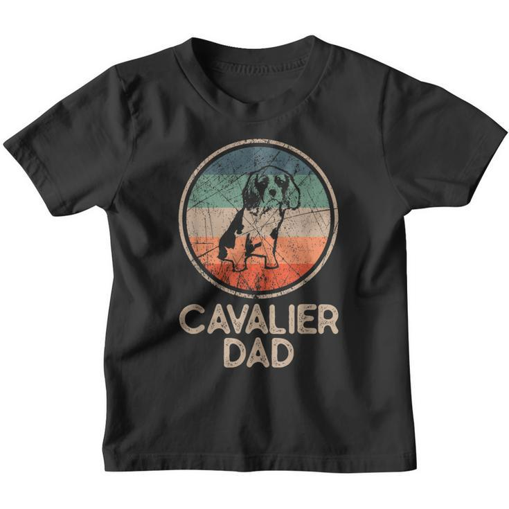 Cavallier Dog - Vintage Cavalier Dad Youth T-shirt