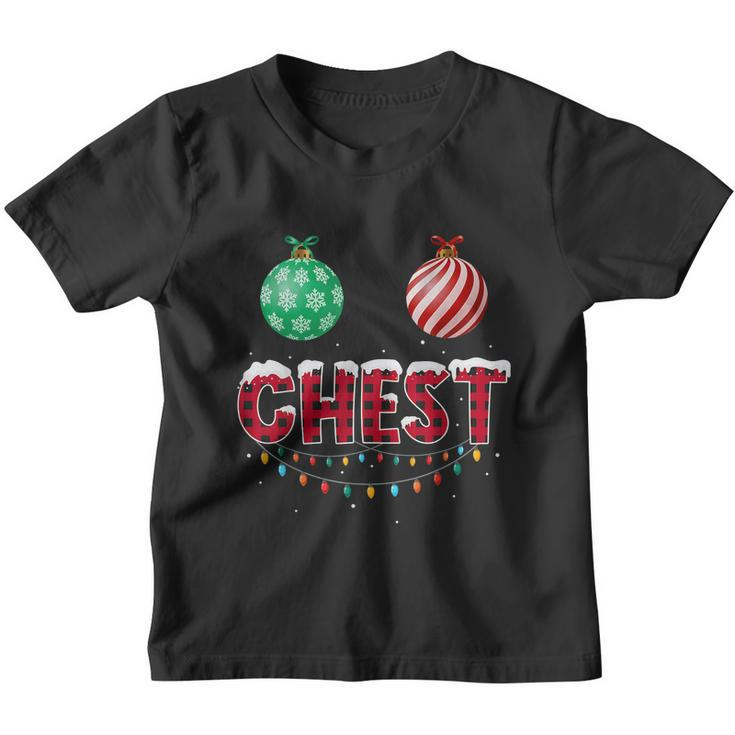 Chest Nuts Christmas Shirt Funny Matching Couple Chestnuts Youth T-shirt