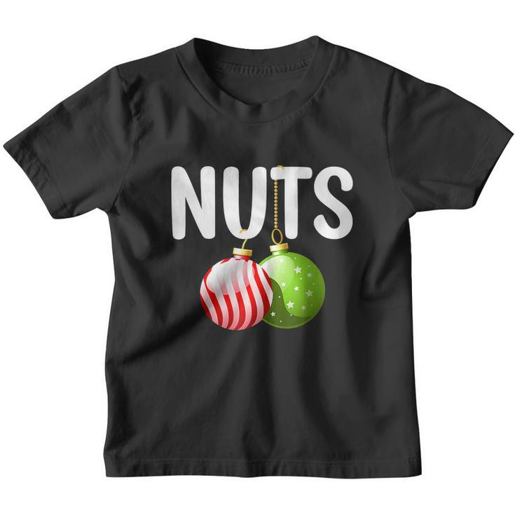 Chest Nuts Funny Matching Chestnuts Christmas Couples Nuts Youth T-shirt