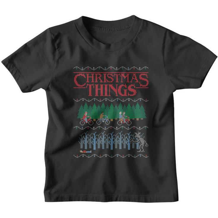 Christmas Things Ugly Christmas Sweater Youth T-shirt