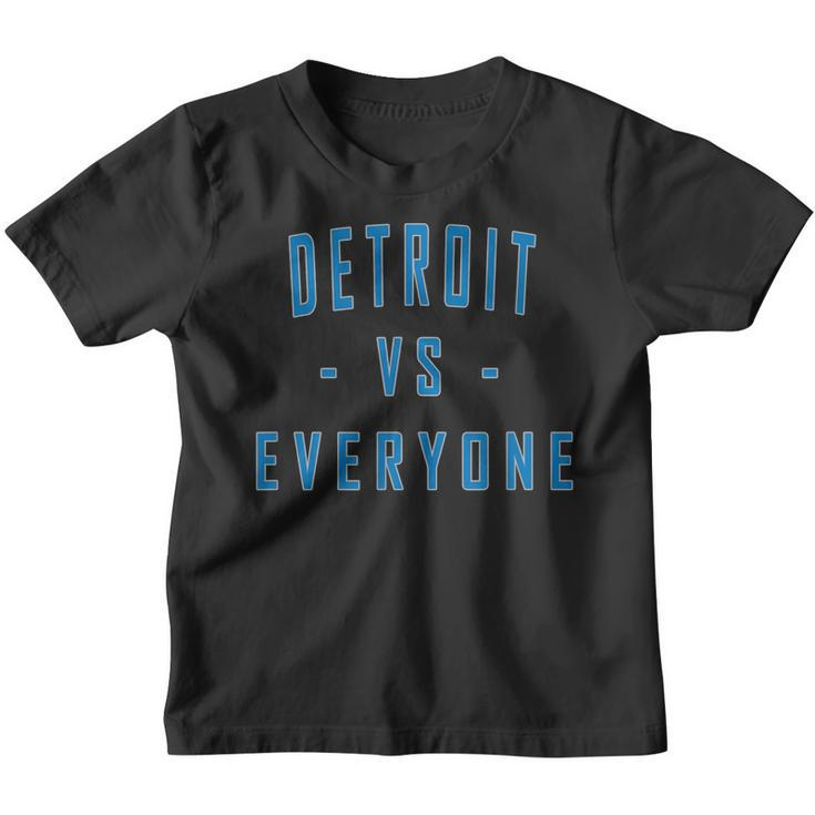 City Hometown Football Pride Detroit Vs Everyone  Youth T-shirt