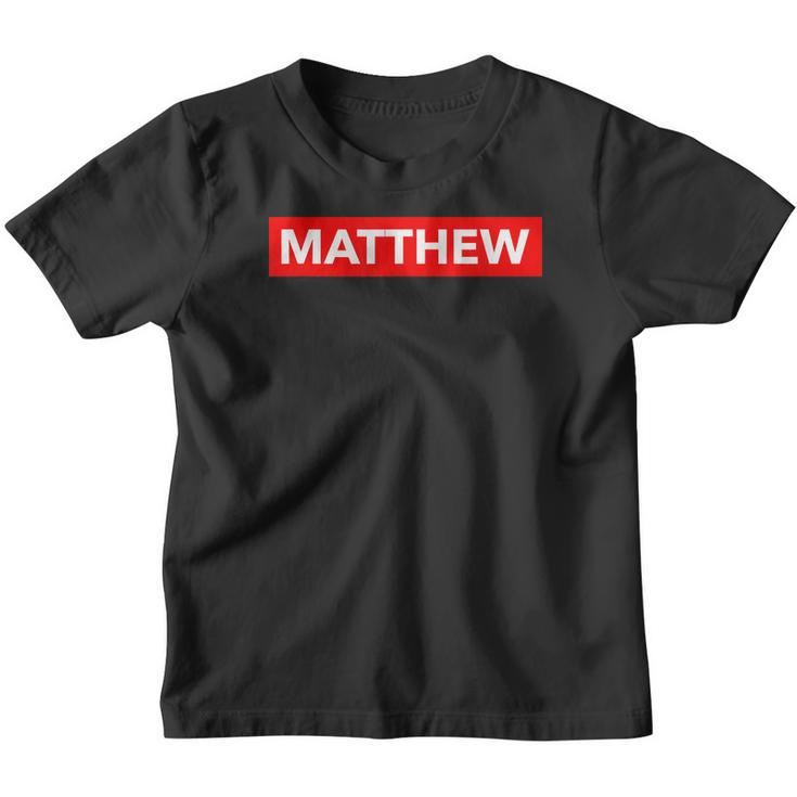 Custom Name  Personalized Matthew Name Youth T-shirt