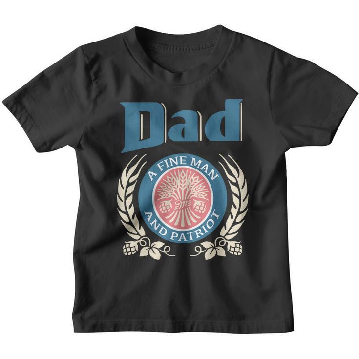 Dad A Fine Man And Patriot Youth T-shirt
