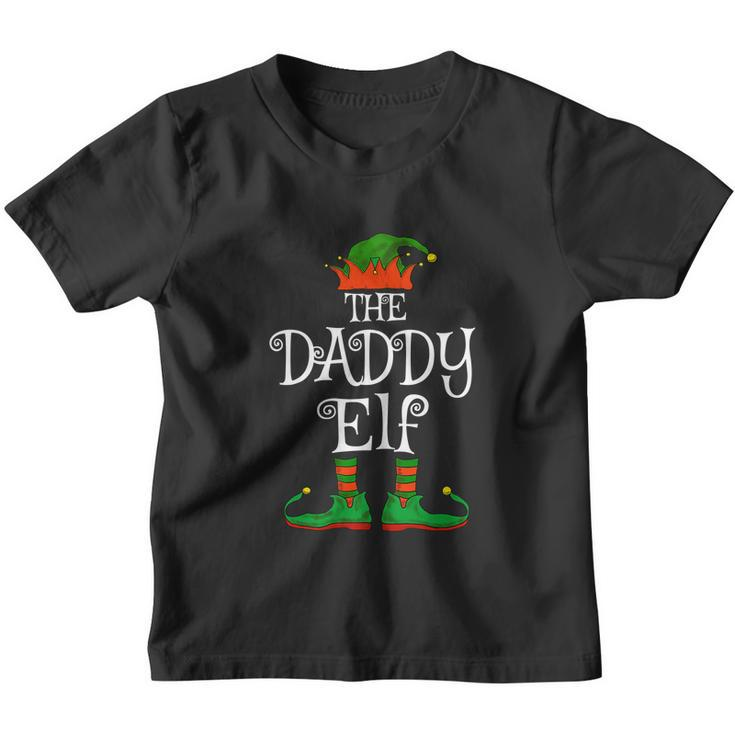 Daddy Elf Family Matching Funny Christmas Pajama Dad Men Youth T-shirt