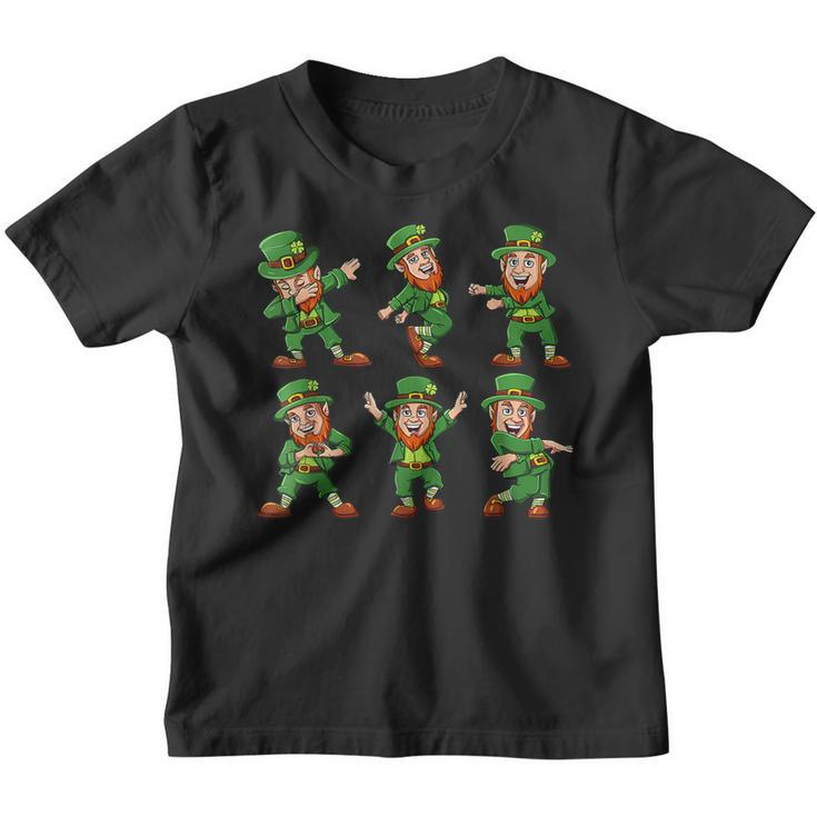 Dancing Leprechauns St Patricks Day Funny Boys Girls Kids Youth T-shirt