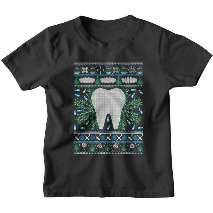 Dental Hygienist Ugly Christmas Cool Gift Funny Holiday Cool Gift Youth T-shirt