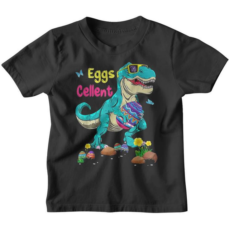 Dinosaur Bunny Eggs Cellent Easter Gift T Rex Boys Kids Youth T-shirt
