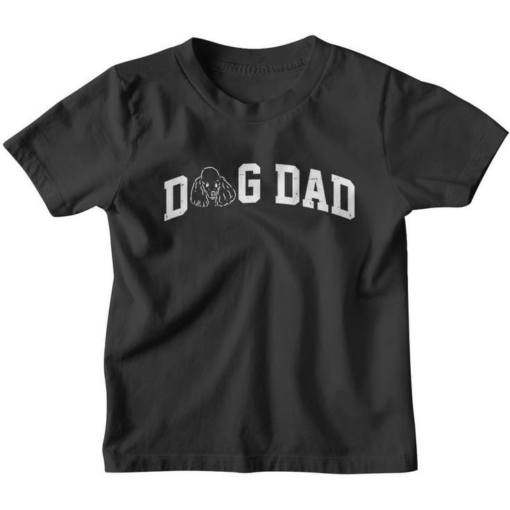 Dog Dad Poodle Gift For Fathers Day Youth T-shirt