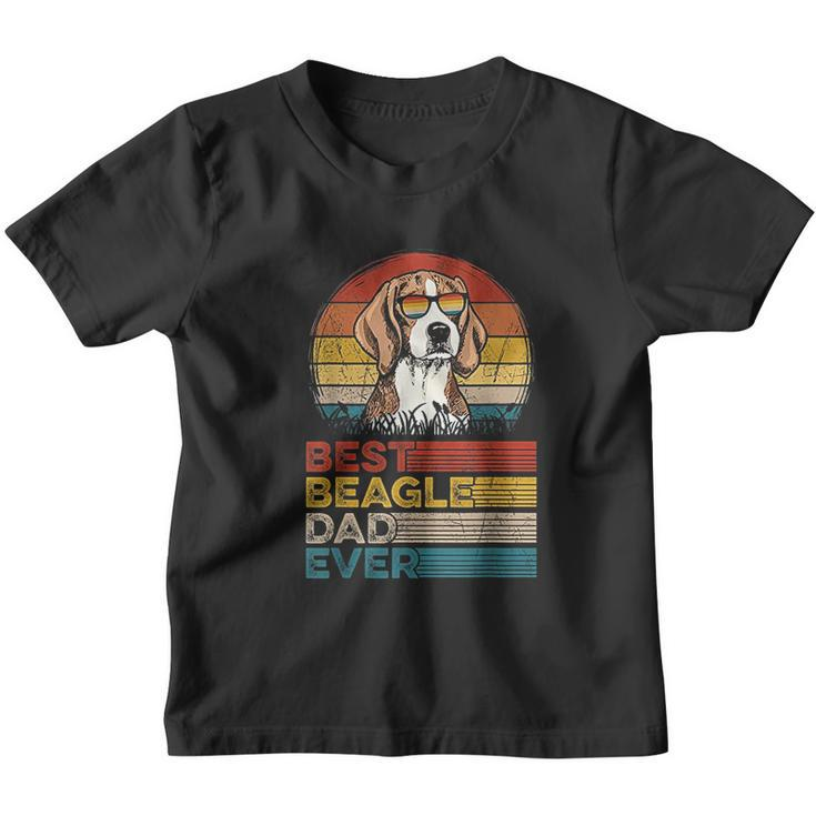 Dog Vintage Best Beagle Dad Ever Gifts Lover Youth T-shirt