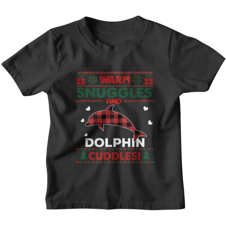 Dolphin Lover Xmas Gift Cute Ugly Dolphin Christmas Sweater Gift Youth T-shirt