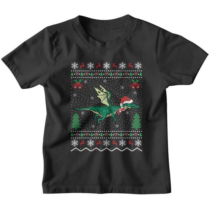 Dragon Lover Xmas Gift Ugly Dragon Christmas Great Gift Youth T-shirt
