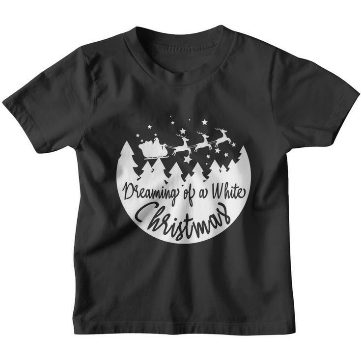 Dream Of A White Christmas Funny Reindeer Car Xmas Youth T-shirt