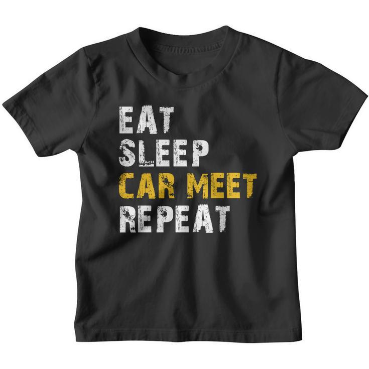 Eat Sleep Car Meet Repeat Youth T-shirt