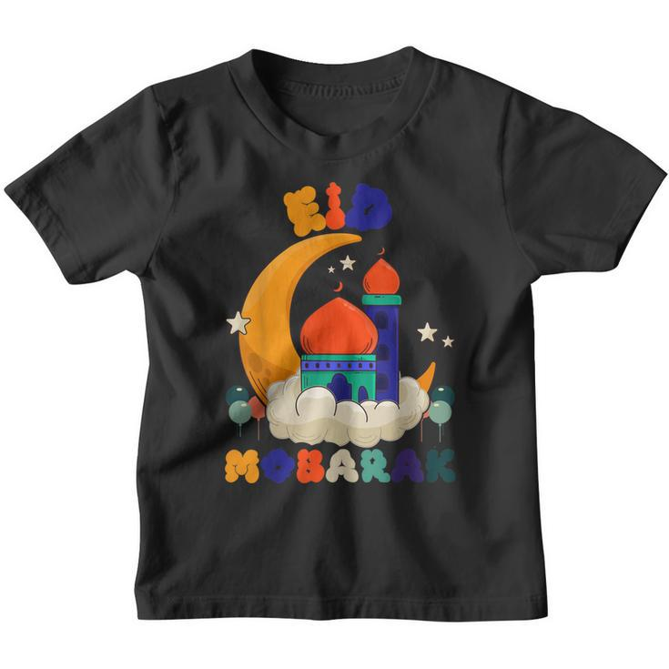 Eid Mubarak  For Boys Kids Toddler Islamic Outfit  Youth T-shirt
