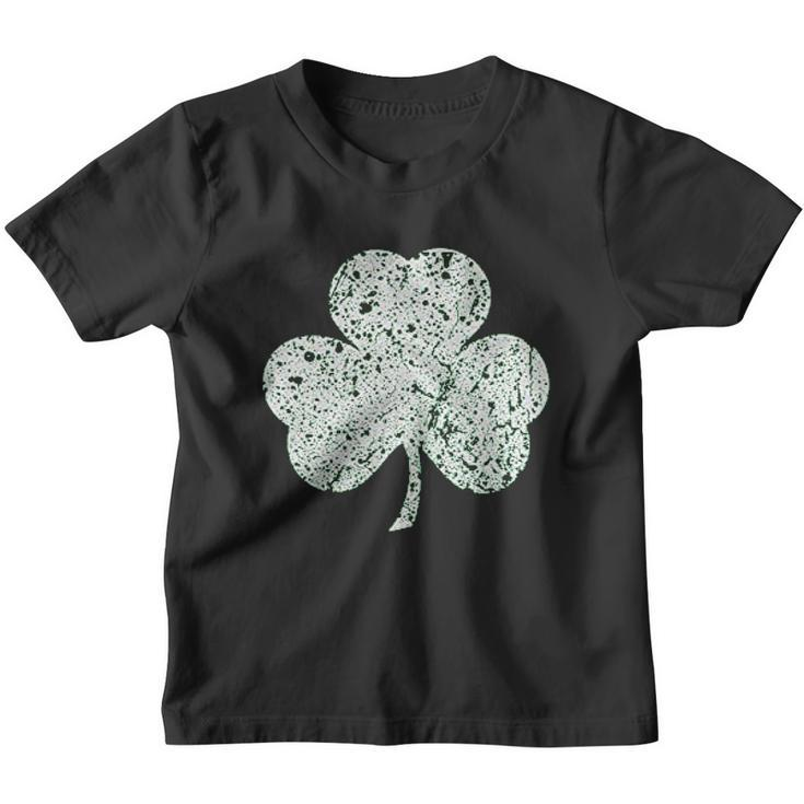 Faded Lucky Shamrock Clover St Patricks Day V2 Youth T-shirt