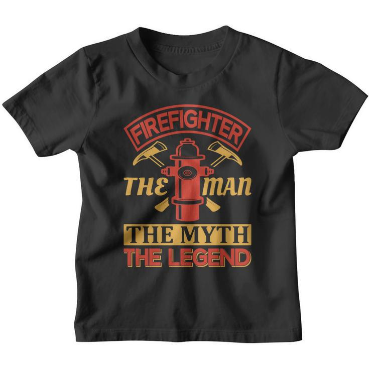 Firefighter The Man The Myth The Legend Youth T-shirt