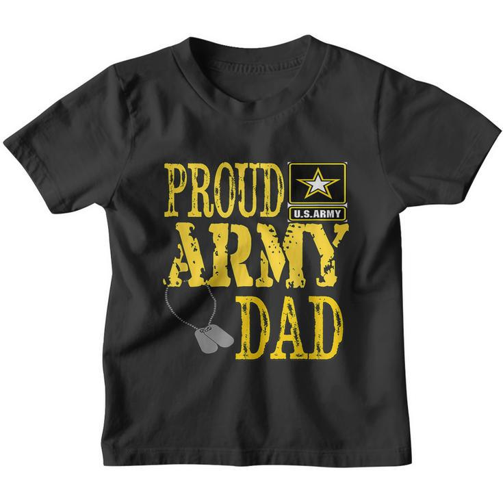 Funny Gift For Mens Proud Army Dad Military Pride V2 Youth T-shirt