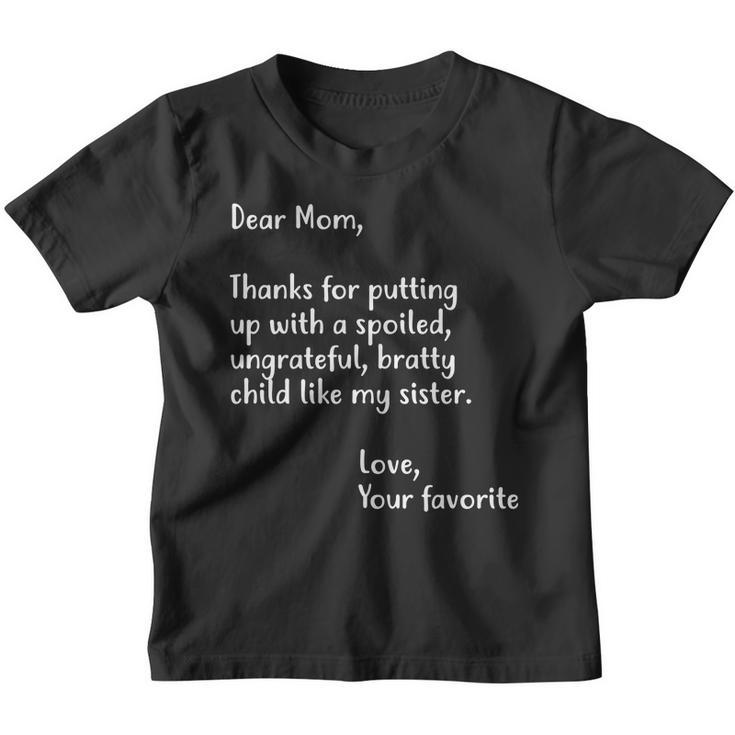 Funny Gift For Mothers Dear Mom Sister Youth T-shirt