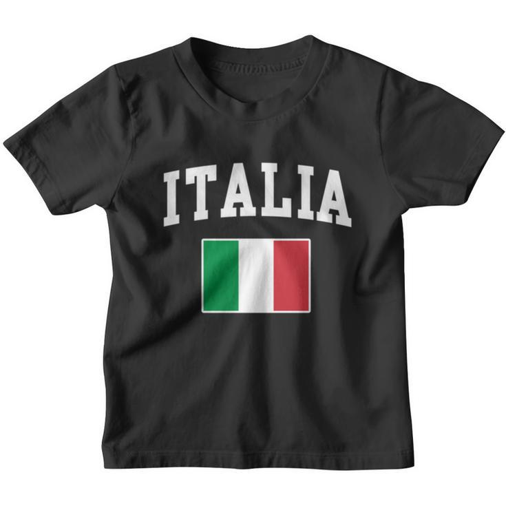 Funny Italia Flag Gift Italy Italian Funny Italiano Family Gift For Men Women Ki V2 Youth T-shirt