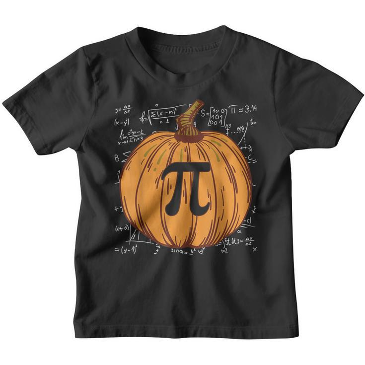 Funny Pumpkin Pie Halloween Fall Thanksgiving Pumpkin Pi V2 Youth T-shirt