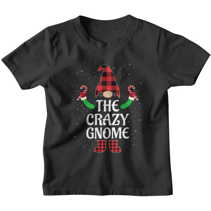 Funny The Crazy Gnome Matching Family Ugly Christmas Pajama Gift Youth T-shirt