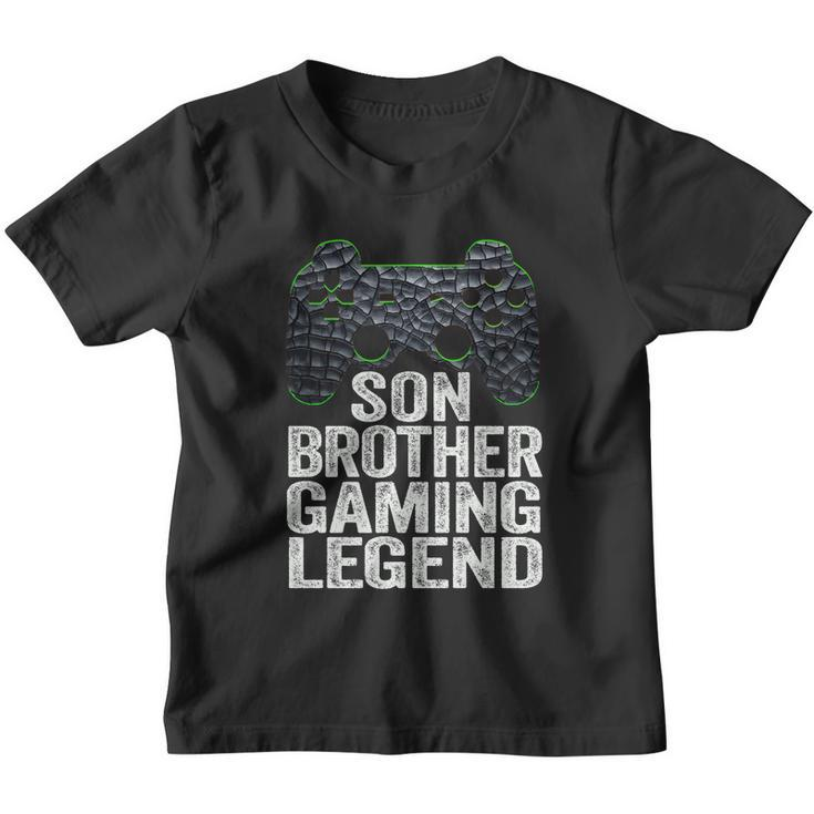 Gaming Funny Gift For Teenage Boys Cute Gift Son Brother Gaming Legend Gift Youth T-shirt