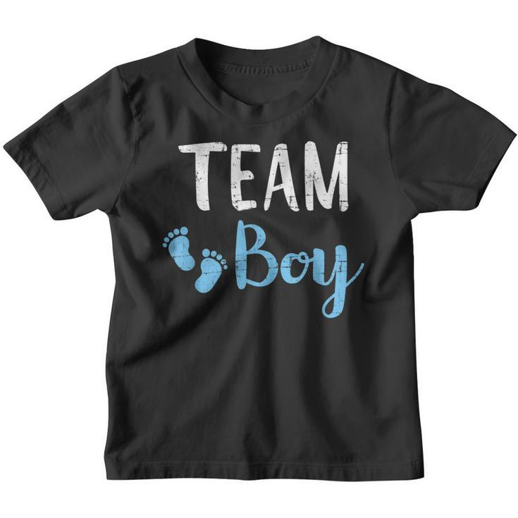 Gender Reveal Team Boy Matching Family Baby Party Supplies  Youth T-shirt