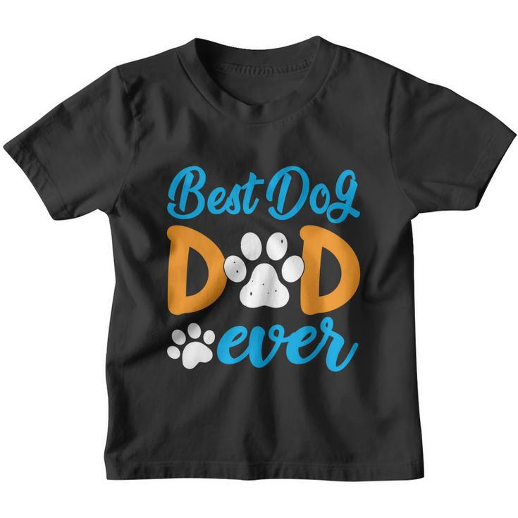 Gift For Dad Best Dog Dad Fathers Day Youth T-shirt