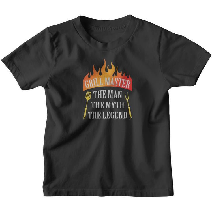 Grill Master The Man The Myth The Legend Youth T-shirt