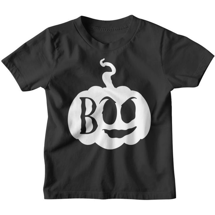Halloween Boo - Pumpkin White Custom Men Women T-Shirt Graphic Print Casual Unisex Tee Youth T-shirt
