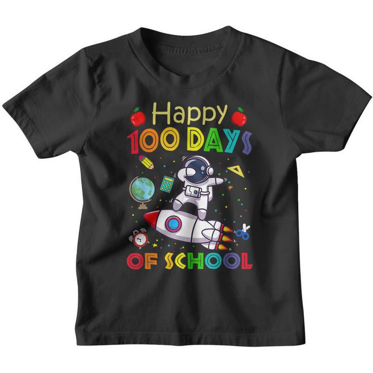 Happy 100 Days Of School Astronaut Outer Space Kids Child  V2 Youth T-shirt
