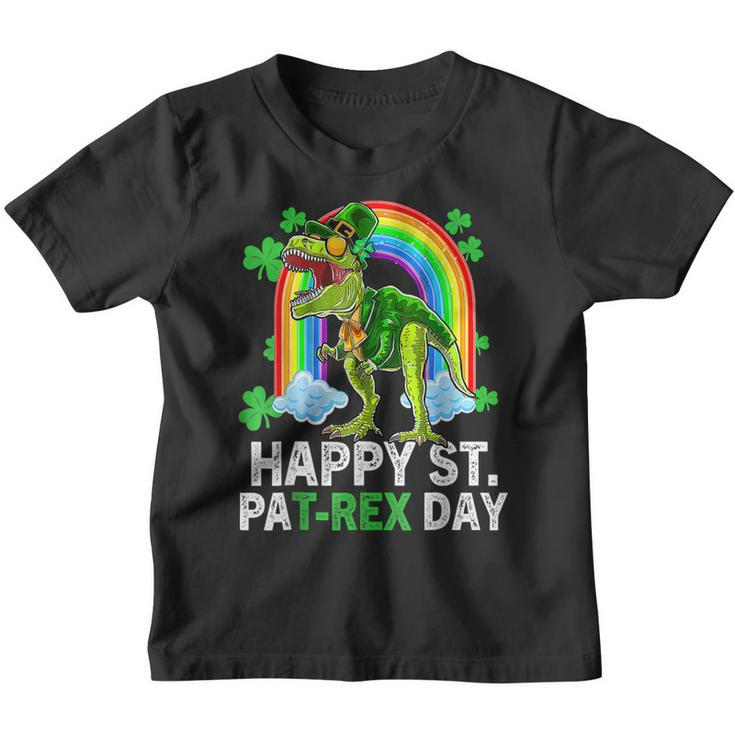 Happy St Pat Trex Day  Dino St Patricks Day Toddler Boy  V2 Youth T-shirt