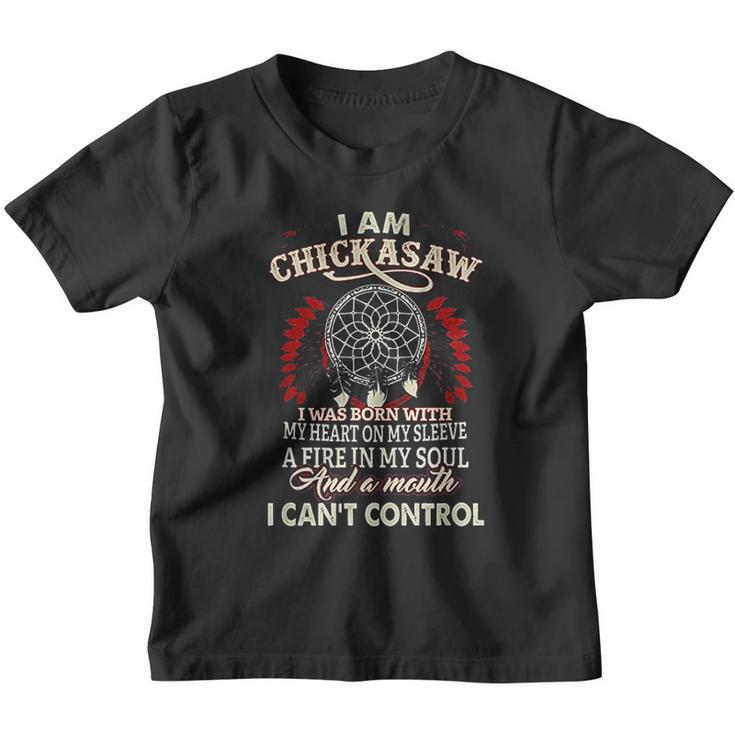 I Am Chickasaw Native Proud - Native American Youth T-shirt