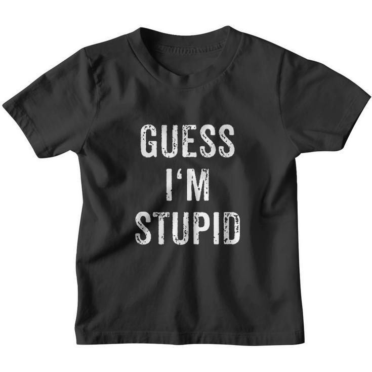 I Am Stupid Couple Best Friend Part 2 Matching Graphic Youth T-shirt
