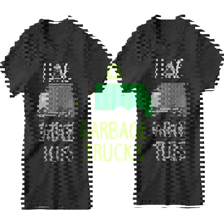 I Love Garbage Trucks T-Shirt Waste Collection Day Kids Gift I Love Garbage Trucks T-Shirt Waste Collection Day Kids Gift