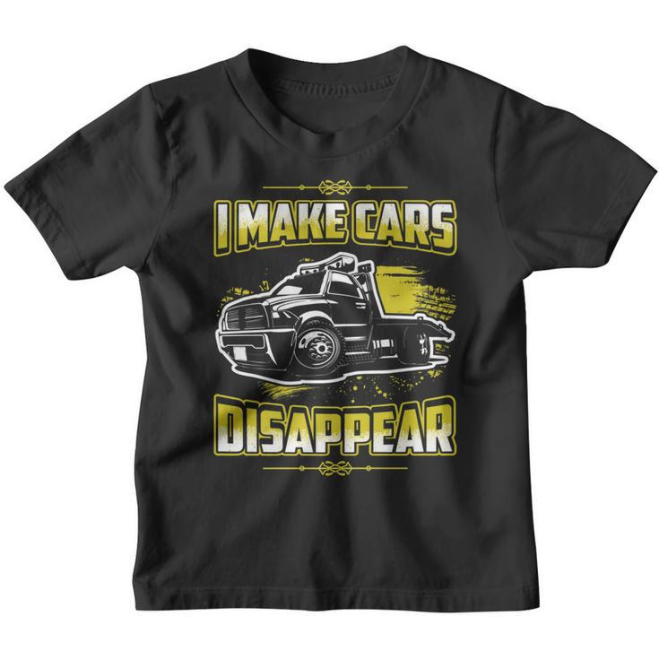 I Make Cars Disappear Tow Truck Driver T Youth T-shirt