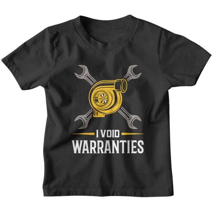 I Void Warranties Funny Gift Car Mechanic Auto Repair Gift Youth T-shirt