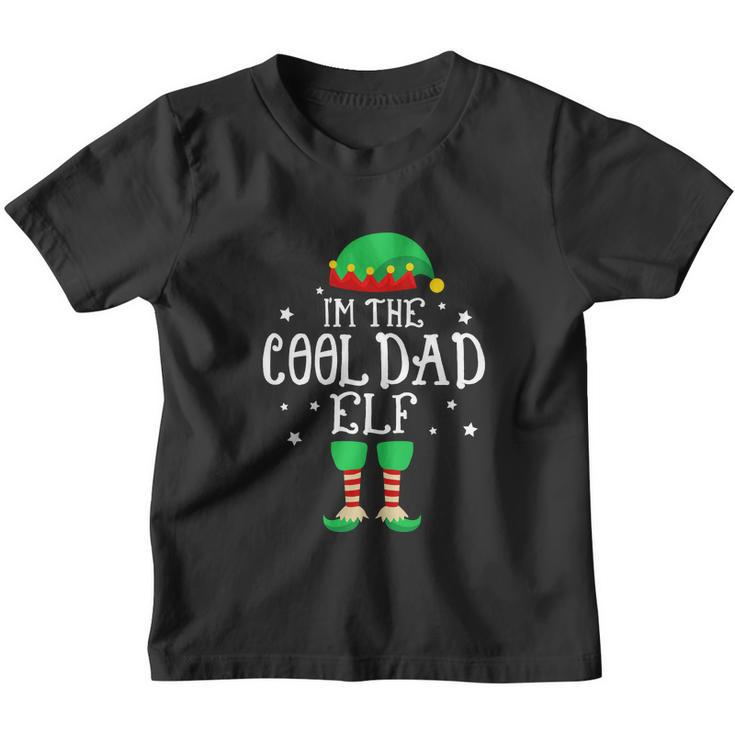 Im The Cool Dad Elf Funny Xmas Elf Fathers Day Youth T-shirt