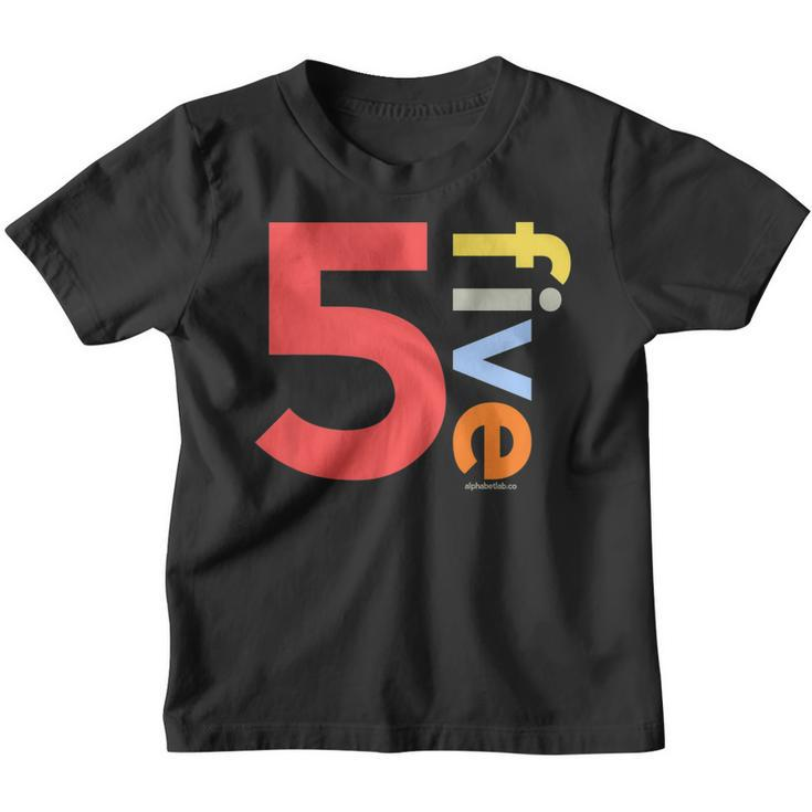 Kids 5Th Birthday Shirt For Boys 5 | Age 5 Age Five Boys Gift Youth T-shirt