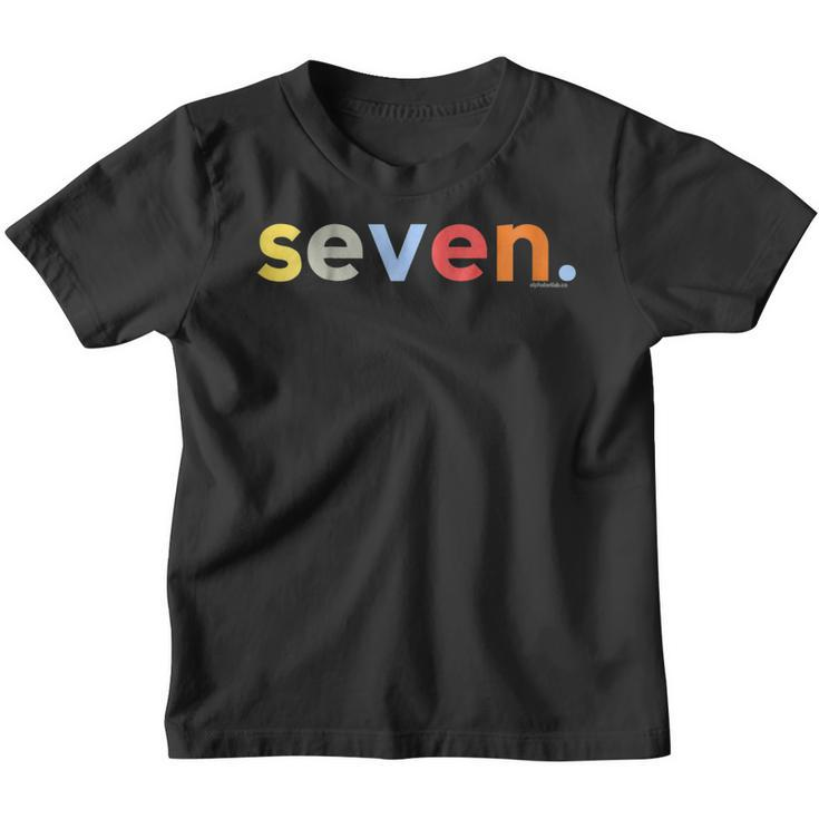 Kids 7Th Birthday Shirt For Boys 7 | Kids Gifts Ideas Age 7 Seven Youth T-shirt